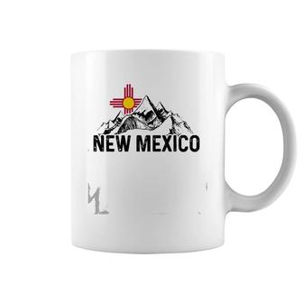 New Mexico Flag Mountains Pride New Mexican Souvenir Gift Pullover Coffee Mug | Mazezy