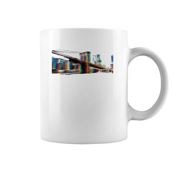 New York City Brooklyn Bridge North America Souvenir Coffee Mug | Mazezy AU