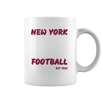 New York Football Sports Nyg Fans Fun Graphic Design Coffee Mug | Mazezy