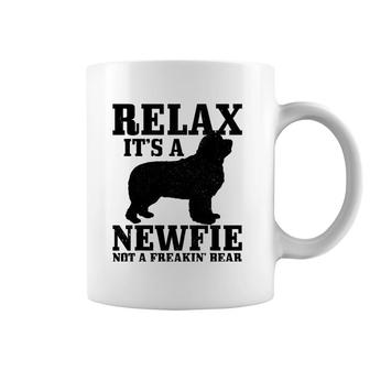 Newfoundland Dog Relax I'ts A Newfie Not A Bear Newfie Mom Coffee Mug | Mazezy