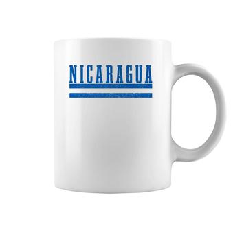 Nicaragua Nicaraguan Flag Pride Vintage Nica Coffee Mug | Mazezy