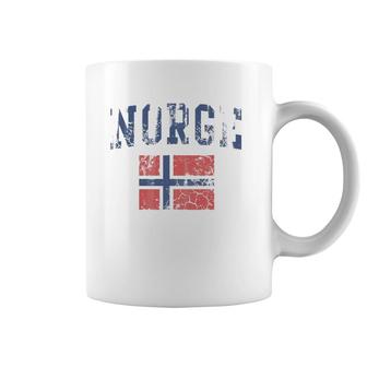 Norge Flag Norway Norwegian Home Love Family Coffee Mug | Mazezy