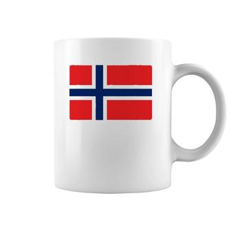 Norwegian Flag Of Norway Souvenir Gift Men Women Kids Coffee Mug | Mazezy