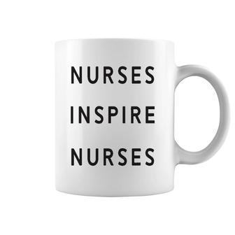 Nurses Inspire Nurses Coffee Mug | Mazezy