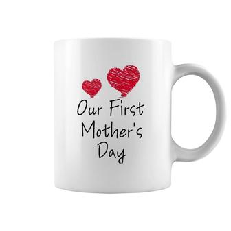 Our First Mother's Day Mom And Baby Cool Coffee Mug | Mazezy
