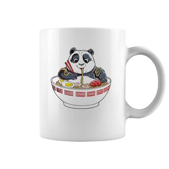 Panda Eating Ramen Kawaii Giant Japanese Noodle Gifts Girls Coffee Mug | Mazezy