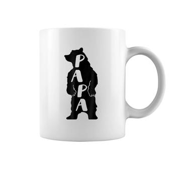 Papa Bear Standing Up Vintage Coffee Mug | Mazezy