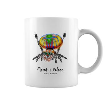 Peacock Spider Maratus Volans Lovers Gift Coffee Mug | Mazezy