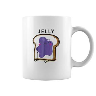 Peanut Butter Jelly Matching Grape Best Friend Coffee Mug - Seseable