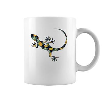 Pineapple Hawaiian Gecko Women Men Print Lizard Girl Gift Coffee Mug | Mazezy