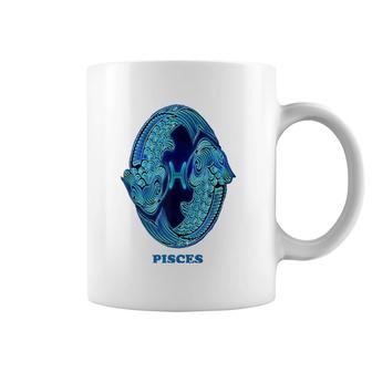 Pisces Personality Astrology Zodiac Sign Horoscope Design Tank Top Coffee Mug | Mazezy
