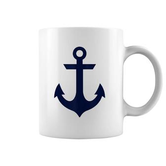 Preppy Nautical Anchor S For Women Boaters Tank Top Coffee Mug | Mazezy
