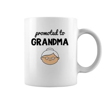 Promoted To Grandma Granny Grandmother Gran Birth Coffee Mug | Mazezy