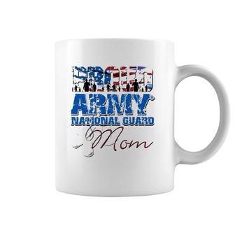Proud Army National Guard Mom Usa Flag Mothers Day Coffee Mug | Mazezy