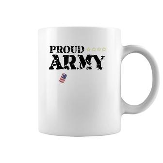 Proud US Army Mother American Military Family Mom Gift Coffee Mug | Mazezy