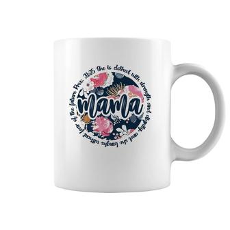 Proverbs 31 Mama Proverbs 3125 Christian Floral For Women Coffee Mug | Mazezy