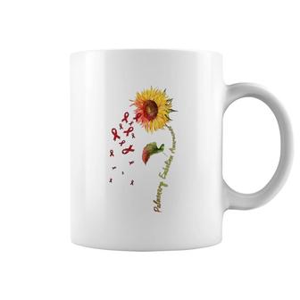 Pulmonary Embolism Awareness Sunflower Coffee Mug | Mazezy
