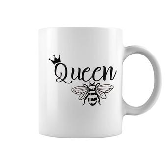 Queen Bee Cool Boss Lady Crown Coffee Mug | Mazezy