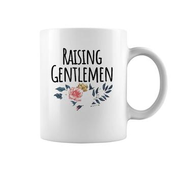 Raising Gentlemen, Motherhood Funny Mom Mother's Day Gift Coffee Mug | Mazezy CA