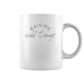 Raising Wild Things Mom Cute Mother's Day Coffee Mug | Mazezy