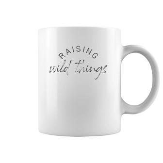 Raising Wild Things Mom Cute Mother's Day Gift Coffee Mug | Mazezy