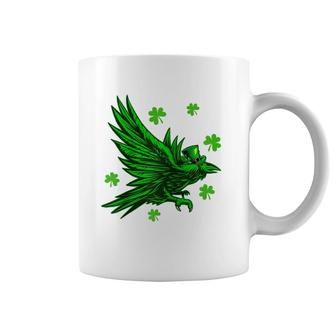Raven Crow Lover Leprechaun Lucky Raven St Patrick's Day Coffee Mug | Mazezy