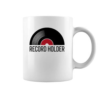 Record Holder Vinyl Record Coffee Mug | Mazezy