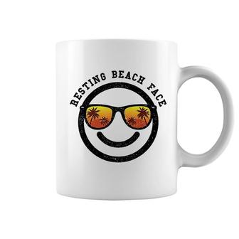 Resting Beach Face Coffee Mug | Mazezy