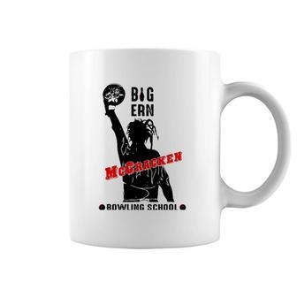 Retro Big Ern Mccracken Bowling School Flower Bowling Coffee Mug | Mazezy