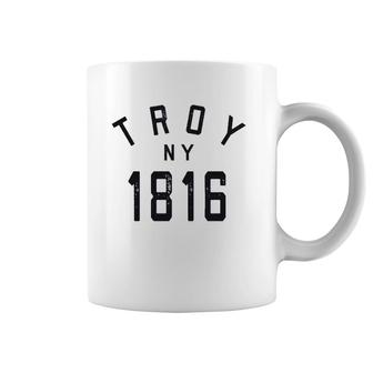 Retro Troy Ny New York 1816 City Usa Coffee Mug | Mazezy