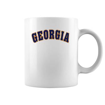 Retro Vintage Georgia State Souvenir Gift Of Georgia Coffee Mug | Mazezy
