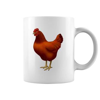 Rhode Island Red Hen Chicken Lover Coffee Mug | Mazezy