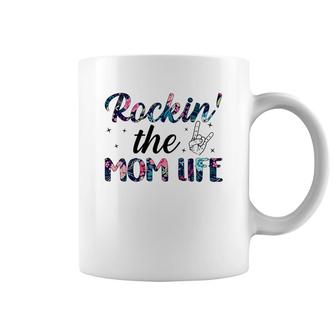 Rockin The Mom Life Simple Coffee Mug | Mazezy