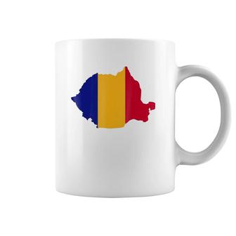 Romania Map Flag Gift Coffee Mug | Mazezy