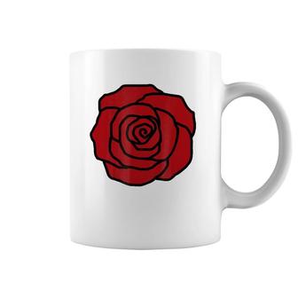 Rose Flower Red Rose Coffee Mug | Mazezy