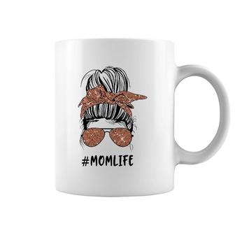 Rose Messy Bun Mom Life Matching Mommy Daughter Mother Coffee Mug | Mazezy