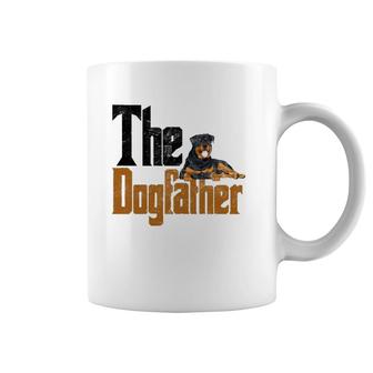 Rottweiler Dog Dad Dogfather Dogs Daddy Father Rottie Coffee Mug | Mazezy