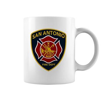 San Antonio Fire Department Firefighter Coffee Mug | Mazezy