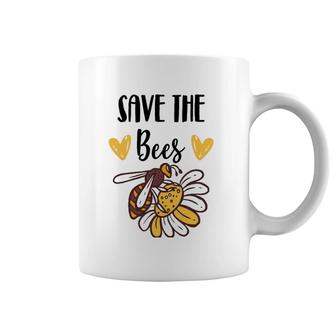 Save The Bees Honey Environmentalist Pullover Coffee Mug | Mazezy
