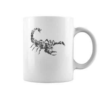 Scorpion Vintage Design - Distressed Scorpion Print Tank Top Coffee Mug | Mazezy