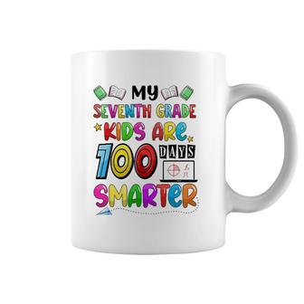 Seventh Grade 100 Days Smarter Teacher 100 Days Of School Coffee Mug | Mazezy