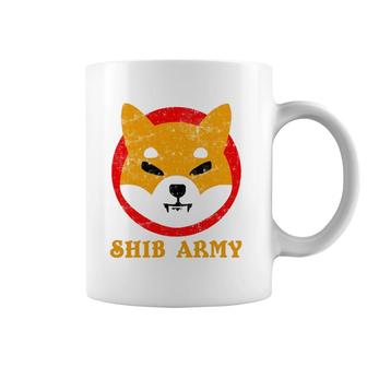 Shib Army Shiba Inu Token Design Shibarmy Cryptocurrency Coffee Mug | Mazezy