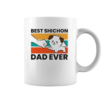 Shichon Dog Owner Best Shichon Dad Ever Coffee Mug | Mazezy