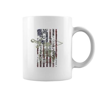 Shriner Masonic Patriotic American Flag Coffee Mug | Mazezy