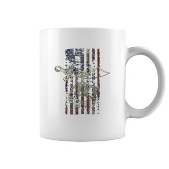 Shriner Masonic Patriotic American Flag Coffee Mug | Mazezy