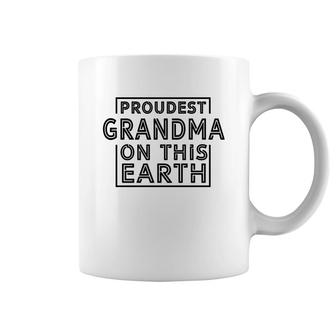 Simple Proudest Grandma On This Earth Coffee Mug | Mazezy