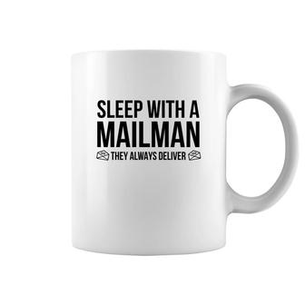 Sleep With A Mailman Mens Shirt Coffee Mug - Thegiftio UK