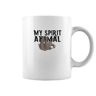 Sloth My Spirit Animal Coffee Mug | Mazezy