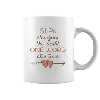Slp Changing The World One Word At A Time Long-Sleeve Coffee Mug | Mazezy