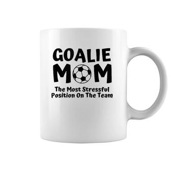 Soccer Goalie Keeper Mom Funny Soccer Mom Coffee Mug | Mazezy CA